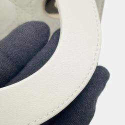 مملوكة مسبقًا Dior Lady Dior Canage 2Wayhandbag Latte White Lambskin Rhinestone Size Mini