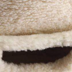 Pre Owned Dior Bobby Small Shearling Shoulder Bag