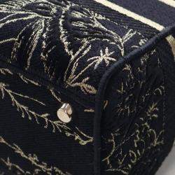 مملوكة مسبقًا Dior Lady D-Lite Medium Embroidered Canvas Top Handle Bag