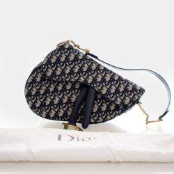 Pre Owned حقيبة كتف ديور سرج قماش ديوري متوسط بنمط مائل