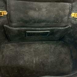 Pre Owned Dior Black Small Lambskin Cannage DiorTravel Vanity Case