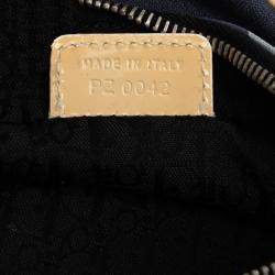 Pre Owned Dior Blue Mini Canvas Camouflage Saddle Pochette