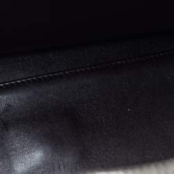 Pre Owned Dior Lady Dior Limited Edition 018 Large Dark Brown Shine Crocodile Tote