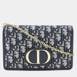 مملوكة مسبقًا Dior Blue Oblique 30 Montaigne 2 in 1 Pouch