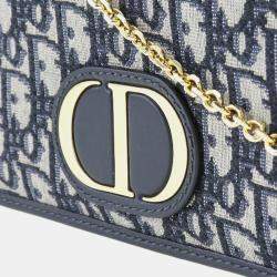 مملوكة مسبقًا Dior Blue Oblique 30 Montaigne 2 in 1 Pouch