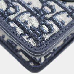 مملوكة مسبقًا Dior Blue Oblique 30 Montaigne 2 in 1 Pouch