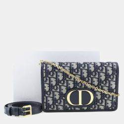 مملوكة مسبقًا Dior Blue Oblique 30 Montaigne 2 in 1 Pouch