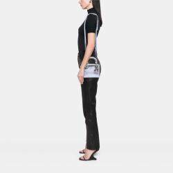 Pre Owned حقيبة ديور ليدي ديور ميني معدنية فضية إصدار محدود بكين الصين مزدوجة البراءة