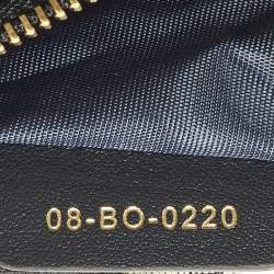 مملوكة مسبقًا حقيبة حزام ديور 30 مونتين قماش نقش الشعار أزرق كحلي وجلدي قابلة للتحويل