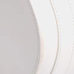 مملوكة مسبقًا Dior White Medium Leather Bobby Crossbody