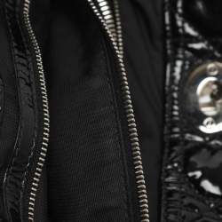 مملوكة مسبقًا Dior Soft Lady Dior Large Black Cannage Patent Leather Shopper Tote