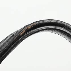 مملوكة مسبقًا Dior Soft Lady Dior Large Black Cannage Patent Leather Shopper Tote