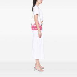 مملوكة مسبقًا Dior Pink Small Leather Dior Vibe Zip Bowling Bag