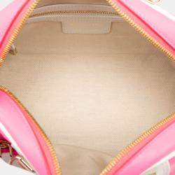 مملوكة مسبقًا Dior Pink Small Leather Dior Vibe Zip Bowling Bag