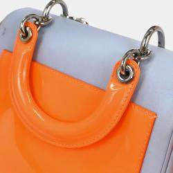 Pre Owned حقيبة ديور بي ديور أزرق فاتح كريستيان ديور