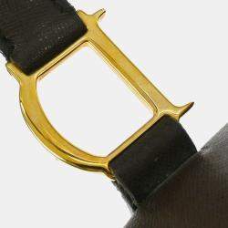 مملوكة مسبقًا حقيبة يد كريستيان ديور جلد بني دفيل