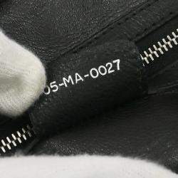 Pre Owned Christian Dior Black Leather My Dior Duffle Handbag