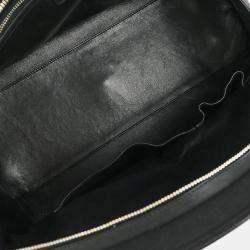 Pre Owned Christian Dior Black Leather My Dior Duffle Handbag