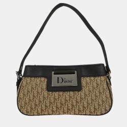 مملوكة مسبقًا Christian Dior Brown Beige Street Chic Trotter Handbag