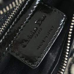 مملوكة مسبقًا حقيبة يد ديور ليدي ديور تويد أرجوانية كاناج طريقتين