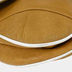 Pre Owned Dior Saddle Leather Shoulder Bag