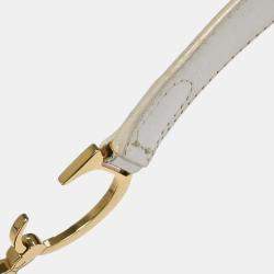 Pre Owned Dior Saddle Leather Shoulder Bag