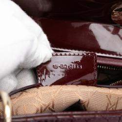 Pre Owned حقيبة ديور "ليدي ديور" جلد لمّاع أحمر كبيركنّاج