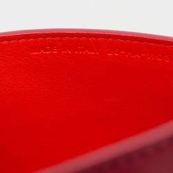 Pre Owned Dior Addict Fuchsia/Orange Leather Envelope Clutch