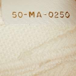 Pre Owned Dior Saddle White Camouflage Embroidered Canvas Shoulder Bag