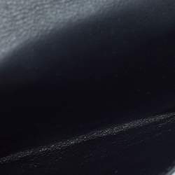 Pre Owned Dior Lady Dior Nano Black Cannage Patent Leather Chain Belt Pouch