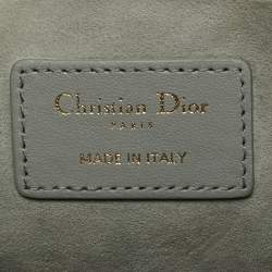 Pre Owned Dior DiorTravel Small Grey Leather Vanity Case
