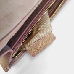 Pre Owned حقيبة كتف سلسلة 30 مونتيان كريستيان ديور جلدية زهري بيج