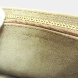 Pre Owned حقيبة كتف سلسلة 30 مونتيان كريستيان ديور جلدية زهري بيج