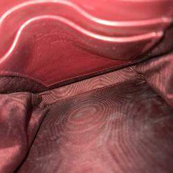 Pre Owned Dior Red Patent Leather Patent Phone Holder Crossbody Bag