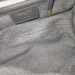 Pre Owned Dior Grey Denim D-Journey Small Bag