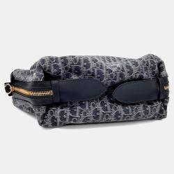 Pre Owned Dior Grey Denim D-Journey Small Bag