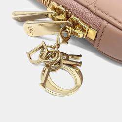 Pre Owned حقيبة كروس بودي حامل هاتف جلدي وردي ديور