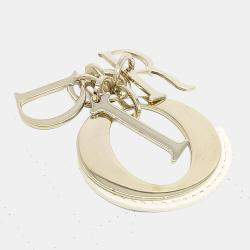 Pre Owned Dior White Leather Macrocannage Book Tote Bag Medium