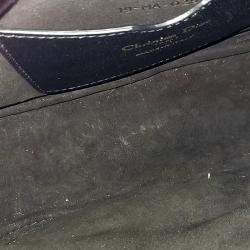 Pre Owned Dior Black, White Leather Vibe Hobo Bag Small