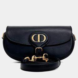 Pre Owned حقيبة باربي إيست وست جلد أسود ديور