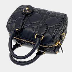 Pre Owned Dior Black Leather Groove20 Bag