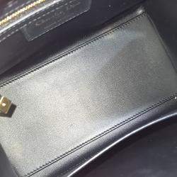 Pre Owned Dior Black Leather Groove20 Bag