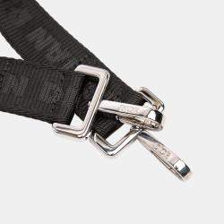 Pre Owned Dior Black CD Diamond Coated Canvas Safari Bag with Strap