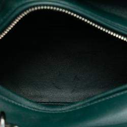 Pre Owned Dior Blue Medium Tricolor Lambskin Cannage Lady Dior