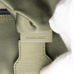 Pre Owned Dior Green Sacai Nylon and Leather Saddle Tote