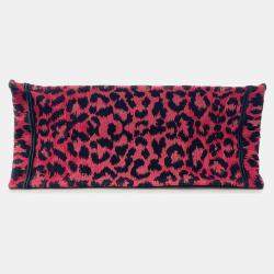 Pre Owned Dior Book Tote Leopard Pink/Black Canvas Size Medium