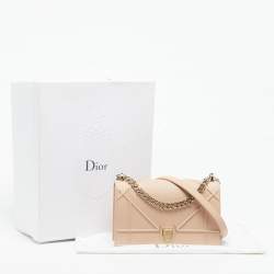 مملوكة مسبقًا Dior Diorama Medium Blush Pink Leather Shoulder Bag