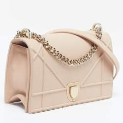 مملوكة مسبقًا Dior Diorama Medium Blush Pink Leather Shoulder Bag