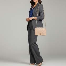 مملوكة مسبقًا Dior Diorama Medium Blush Pink Leather Shoulder Bag