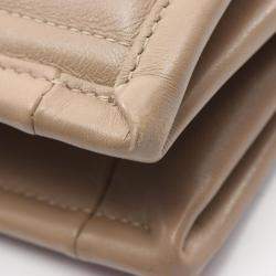 Pre Owned Christian Dior Dior Essential Medium Archi Cannage Tote Bag Leather Beige